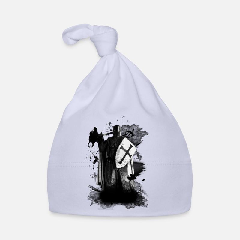 Guerrier des Templiers - Bonnet bio Bébé - ciel