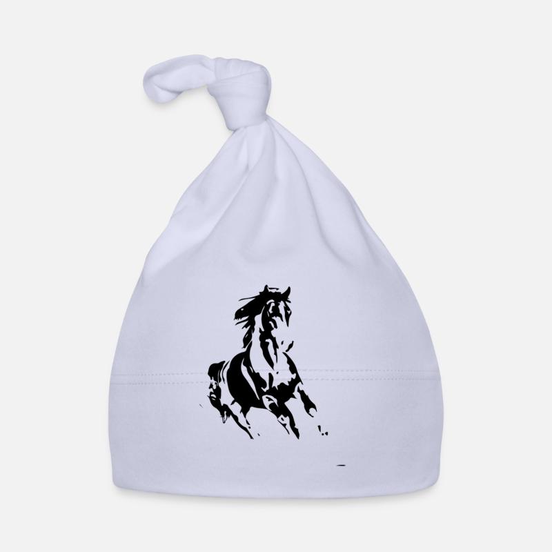 cheval de course 01 Bonnet bio Bébé