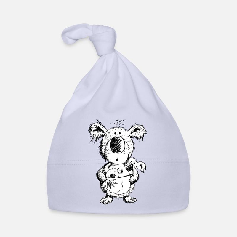 Koala Mama Mit Babys Baby Bio-Mütze