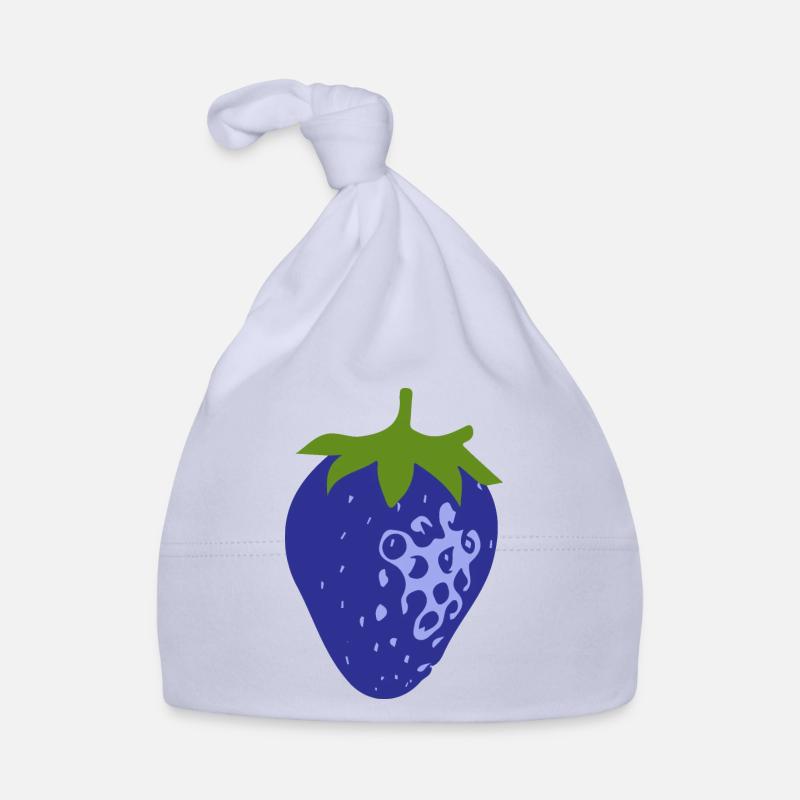 Blaue Erdbeere Baby Bio-Mütze
