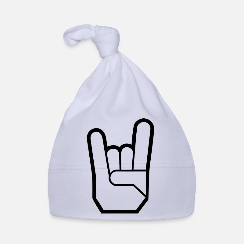 Rock Hand Pommesgabel Devilhand Organic Baby Cap