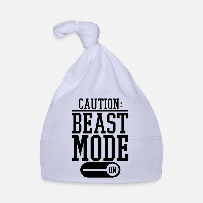 caution_beast_mode_on_f1 Organic Baby Cap
