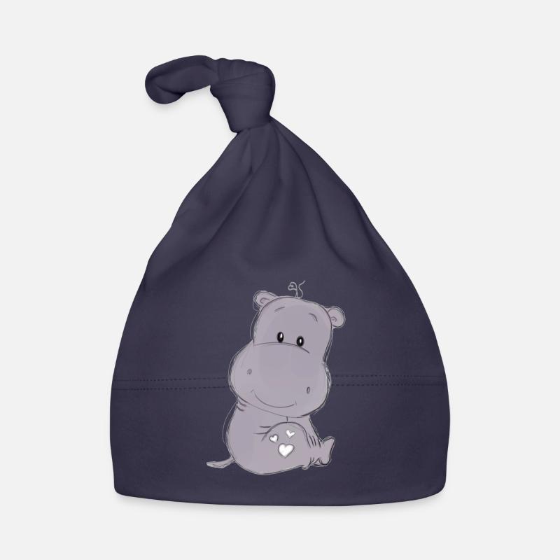 Hippo Organic Baby Cap