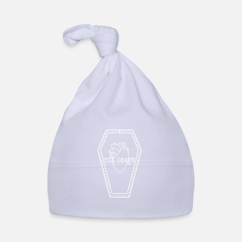 Jusqu'à la mort - Bonnet bio Bébé - ciel