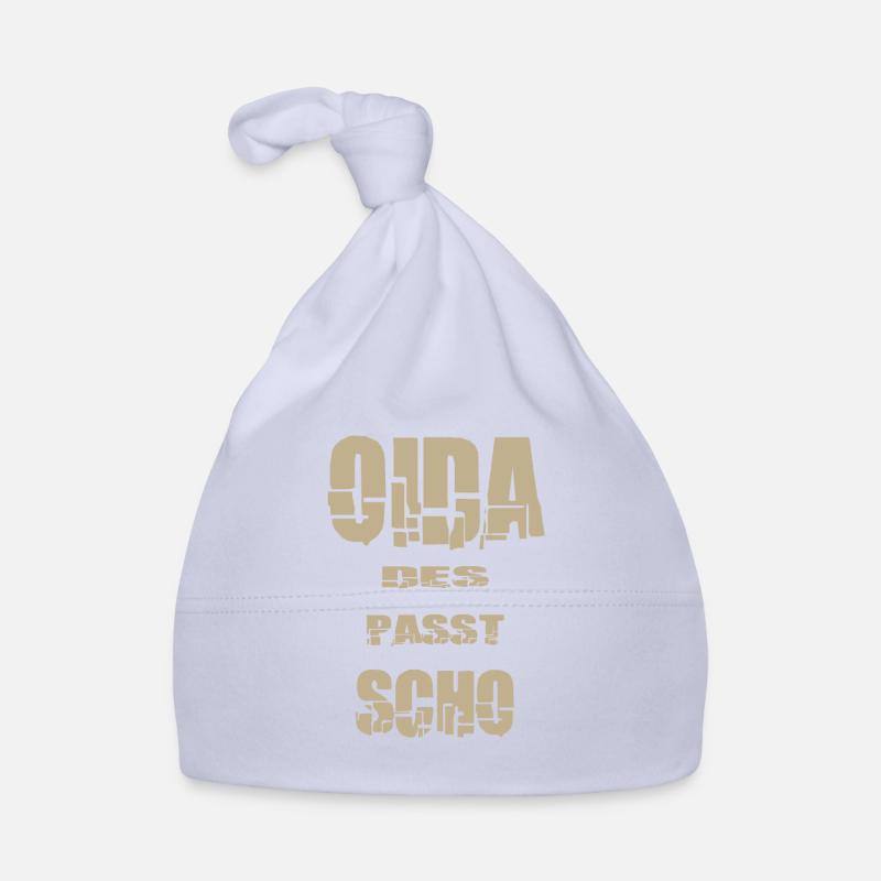 Oida des passt scho Baby Bio-Mütze