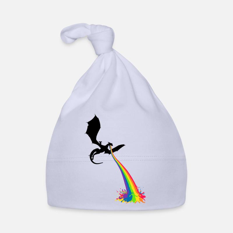 Regenbogen-Drache Baby Bio-Mütze