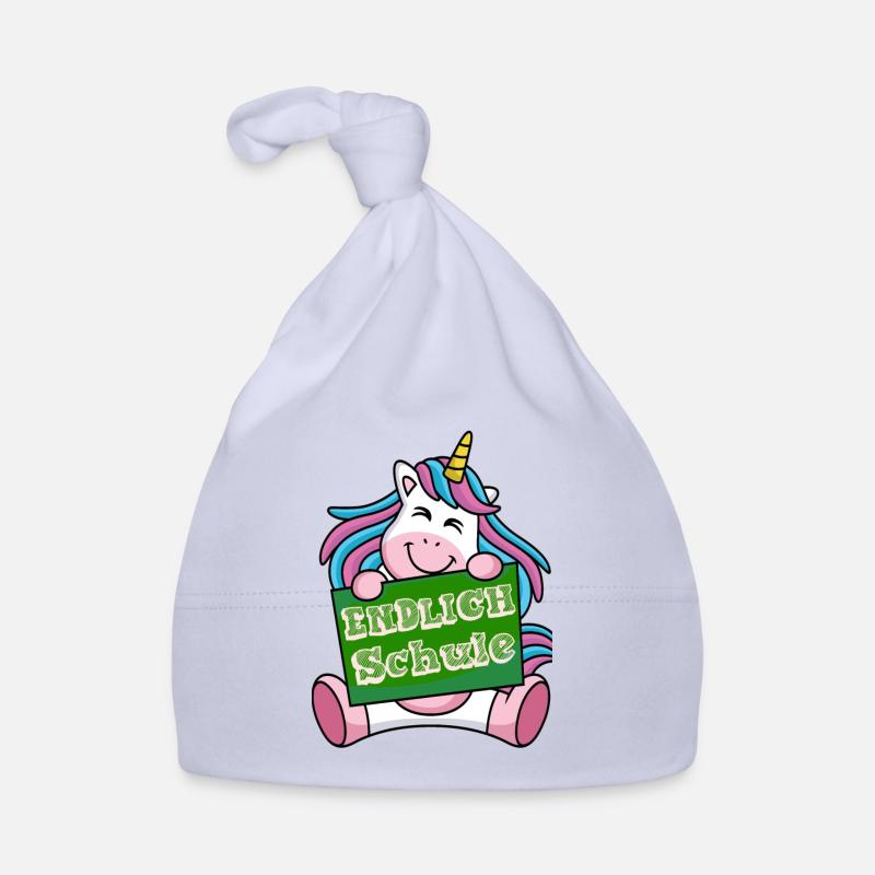Schulstart Einhorn Endlisch Schule T-shirt Baby Bio-Mütze