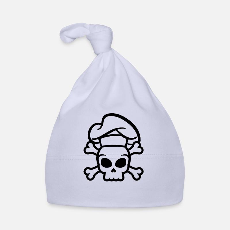 Koch Skull Chef’s Hat Cooking Bonnet bio Bébé