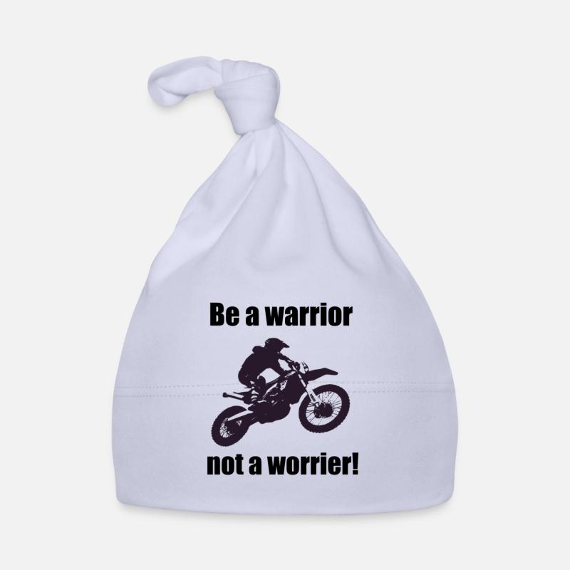 Be a warrior not a warrier! Baby Bio-Mütze