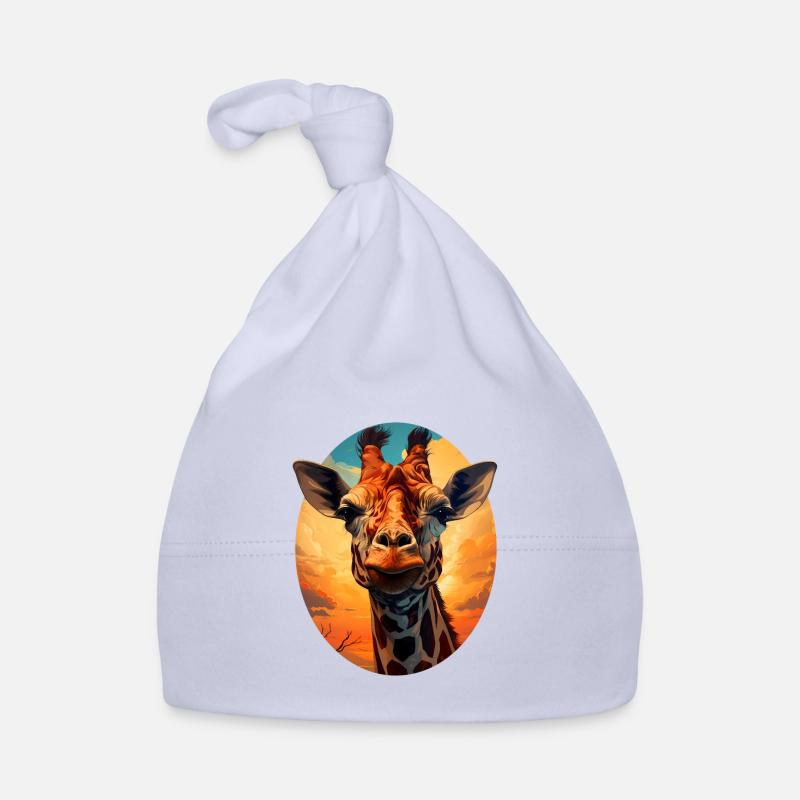 Giraffe Organic Baby Cap
