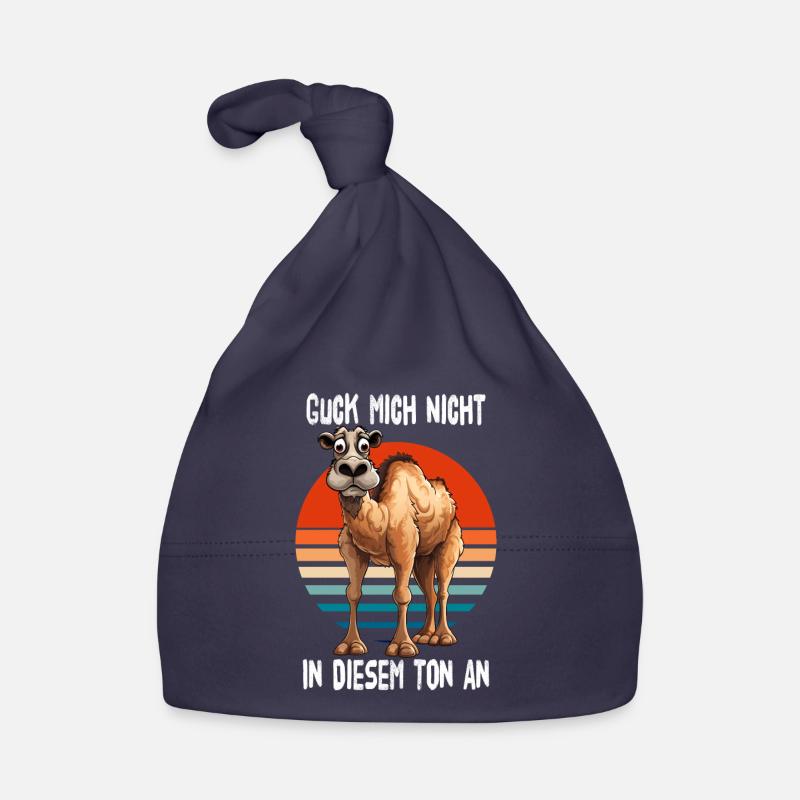 Ne me regarde pas sur ce ton Camel Bonnet bio Bébé