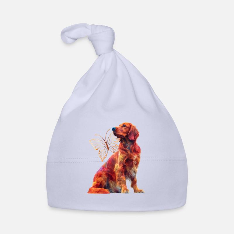Setter irlandais Bonnet bio Bébé