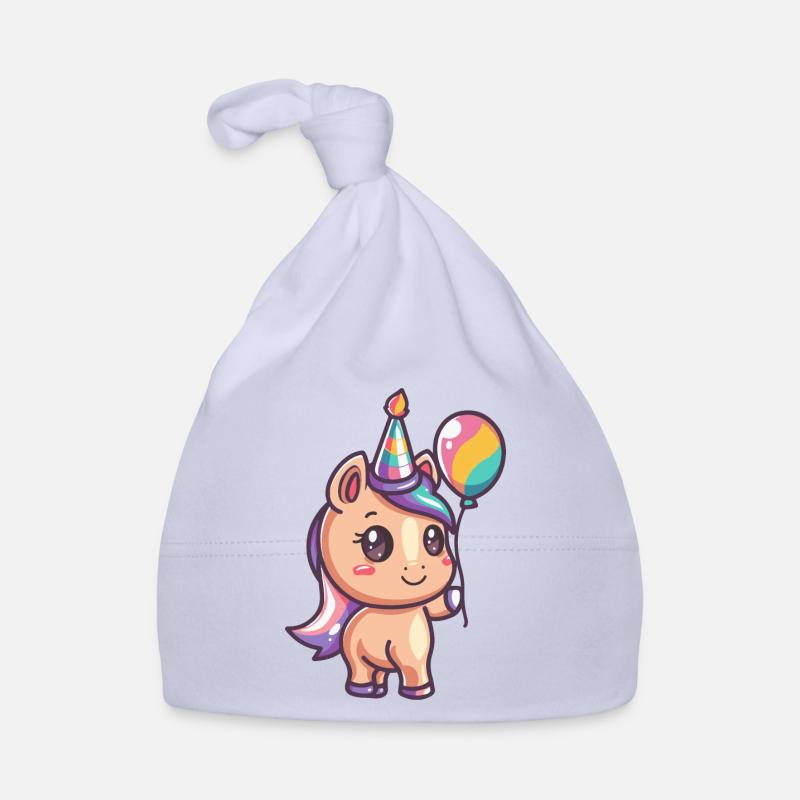 Horse Birthday Comic Organic Baby Cap