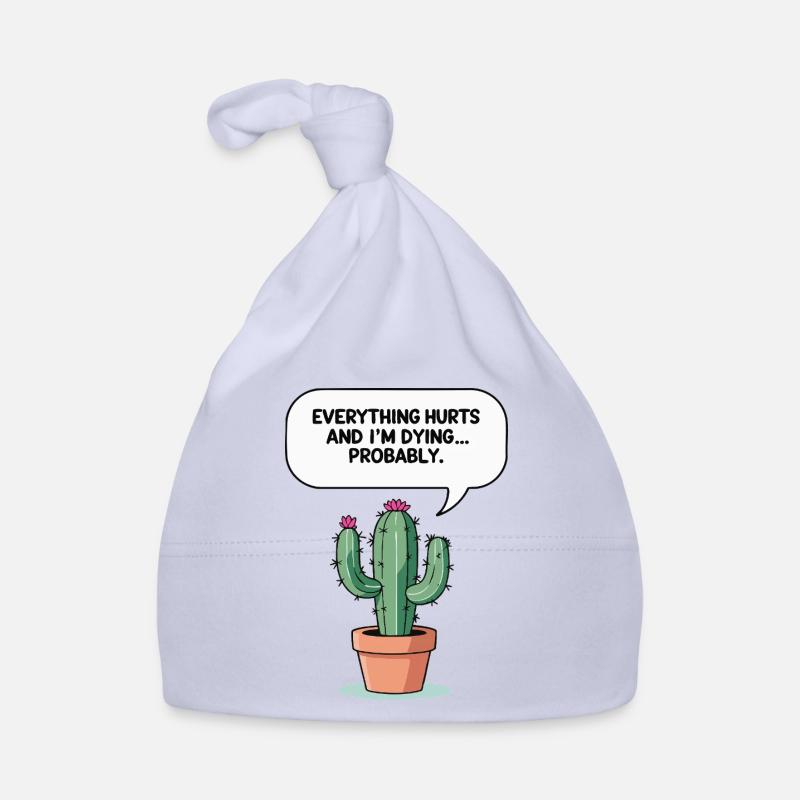 Sarcastic Cactus Organic Baby Cap