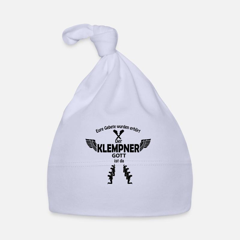 KLEMPNER Gott schwarz Baby Bio-Mütze