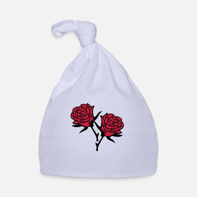 roses4 Organic Baby Cap