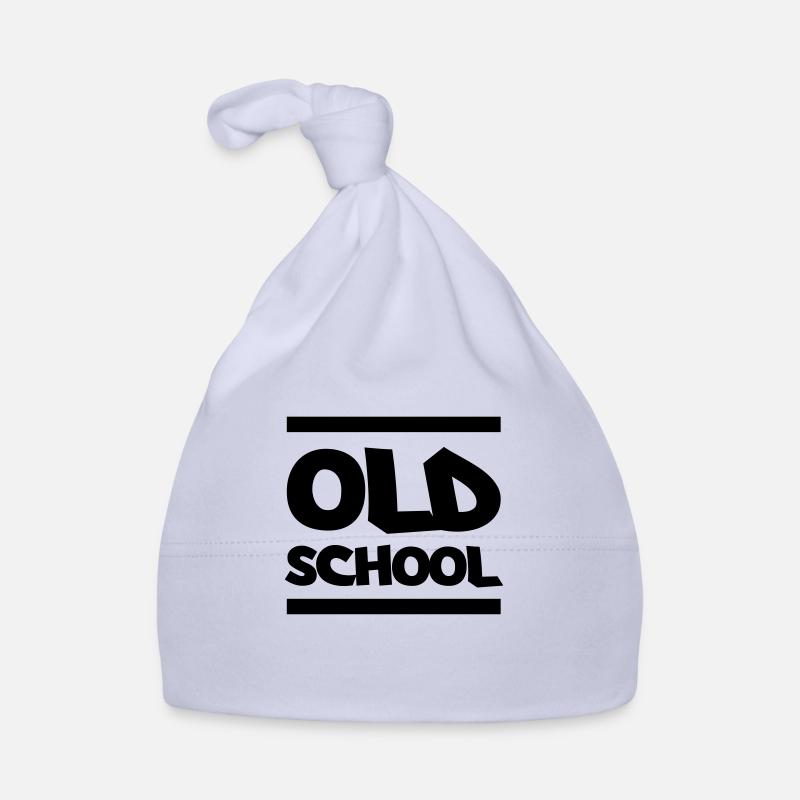 old_school1 Organic Baby Cap