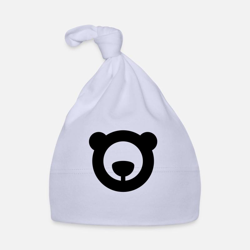 bear logo Baby Bio-Mütze