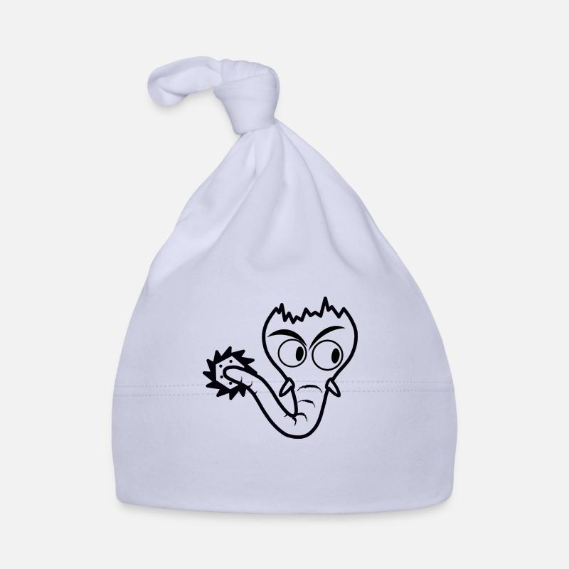 The funny bizarre imaginative Sägofant Organic Baby Cap