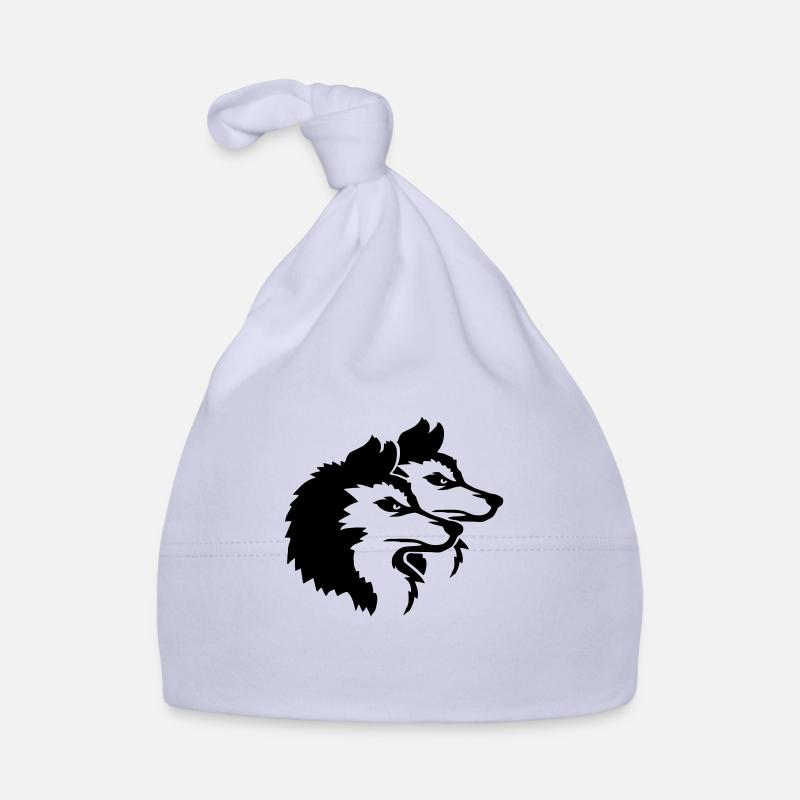 Alpha Wolf Pack Logo Organic Baby Cap