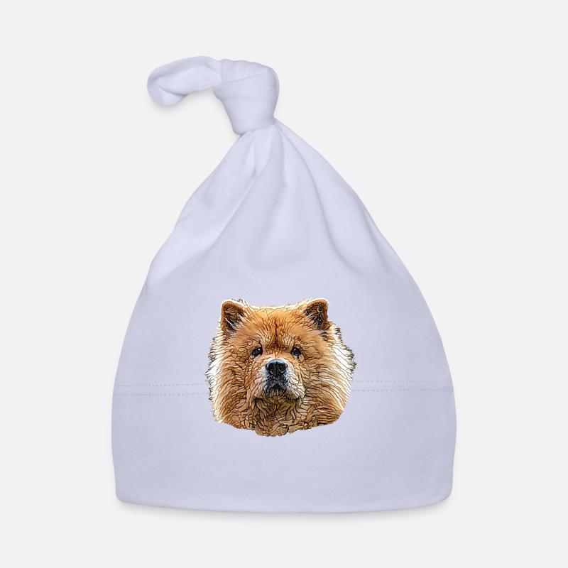 Chow Chow Visage Bonnet bio Bébé