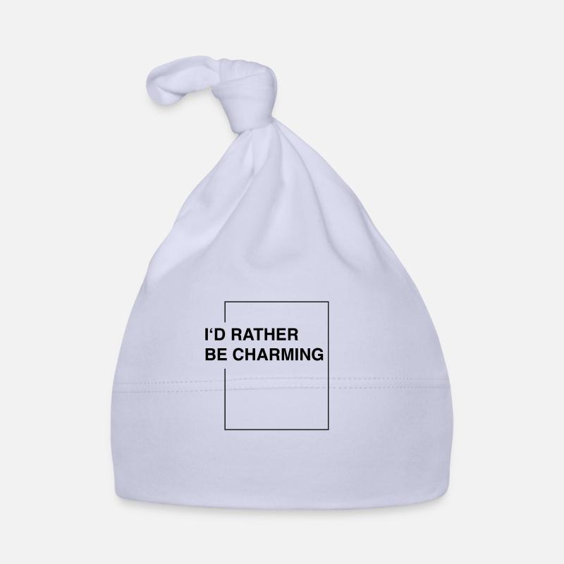 I'd rather be charming Baby Bio-Mütze