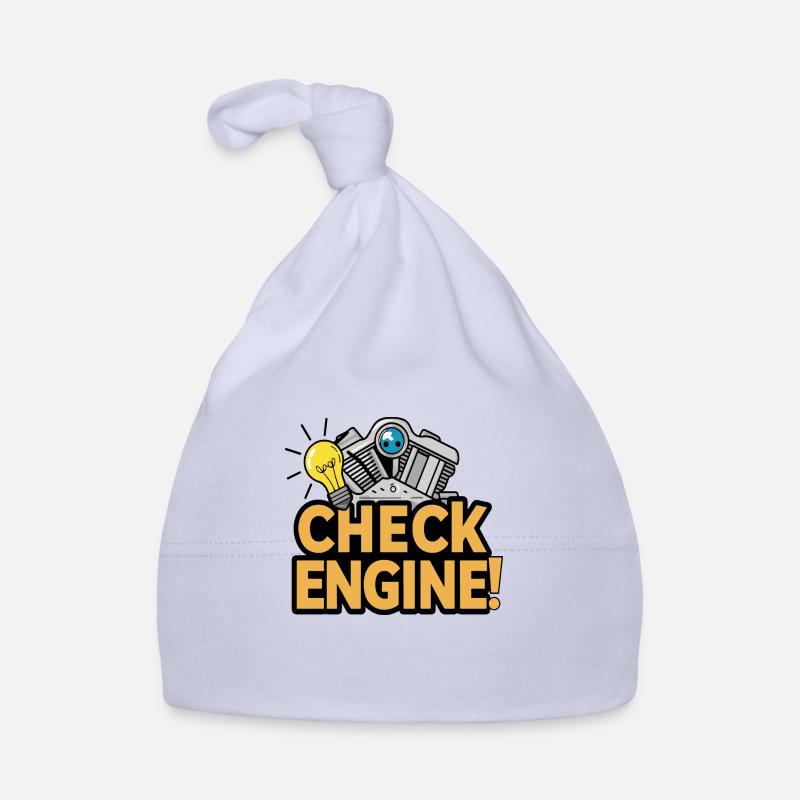 Check Engine Organic Baby Cap