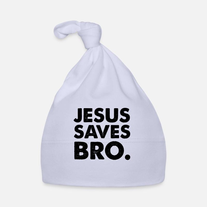 Jésus sauve mon frère Bonnet bio Bébé