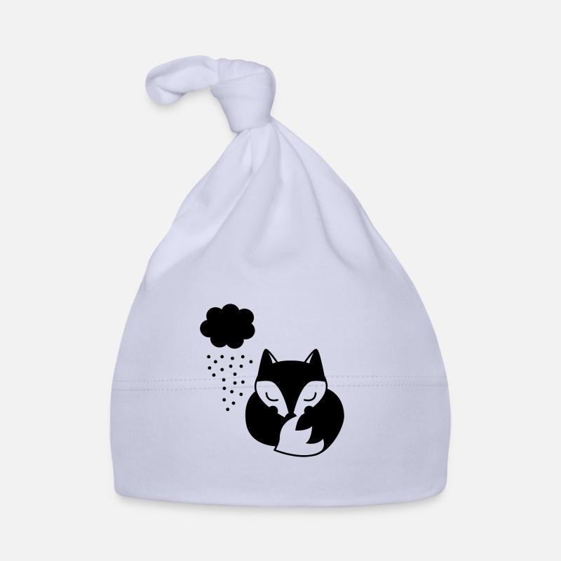 Fuchs - Baby Bio-Mütze - Sky