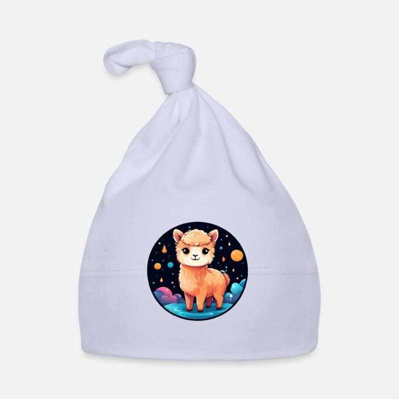 Cute Alpaca Organic Baby Cap