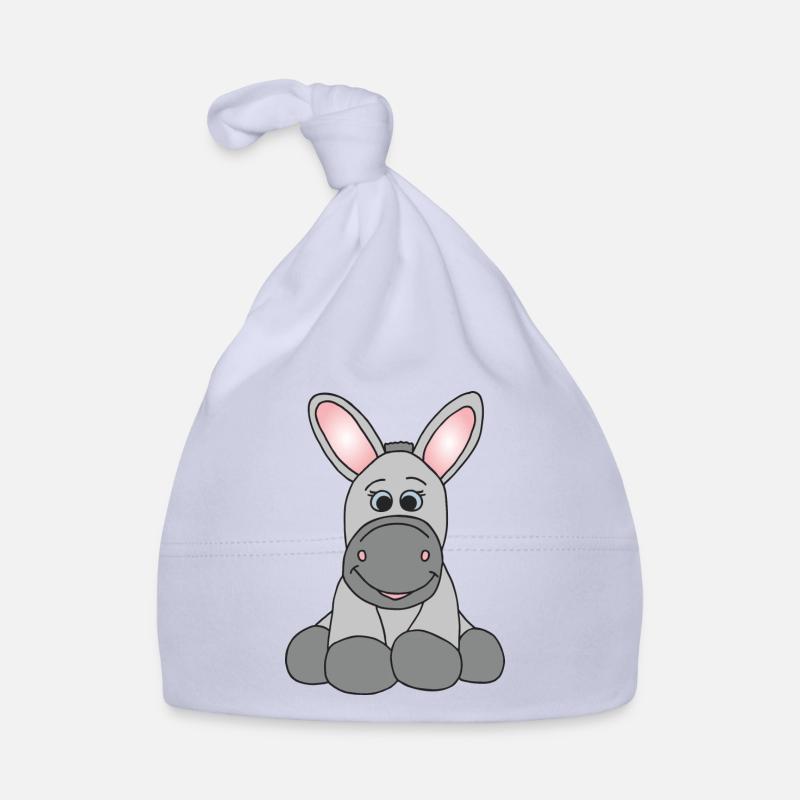 Kleiner süßer Esel Baby Bio-Mütze