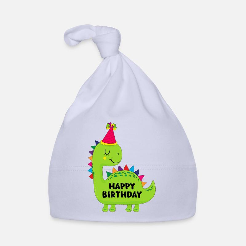 Geburtstag und ein dinosaurier Baby Bio-Mütze