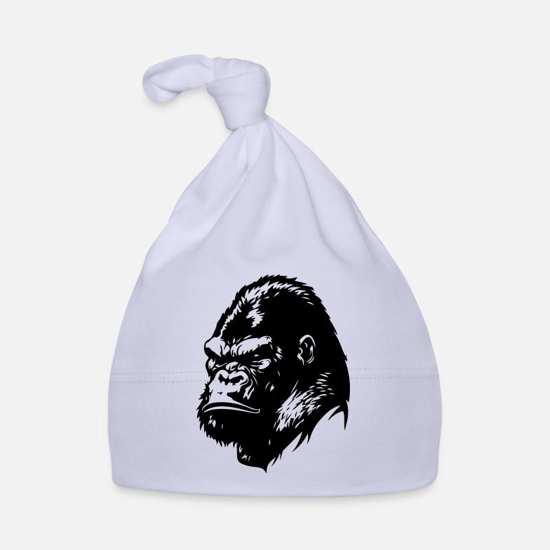 Tête de gorille Bonnet bio Bébé