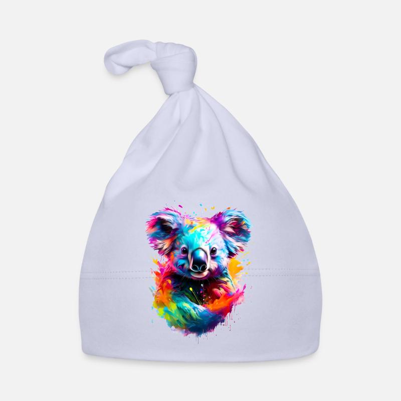Painted Koala Organic Baby Cap