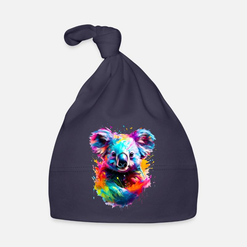 Koala peint Bonnet bio Bébé