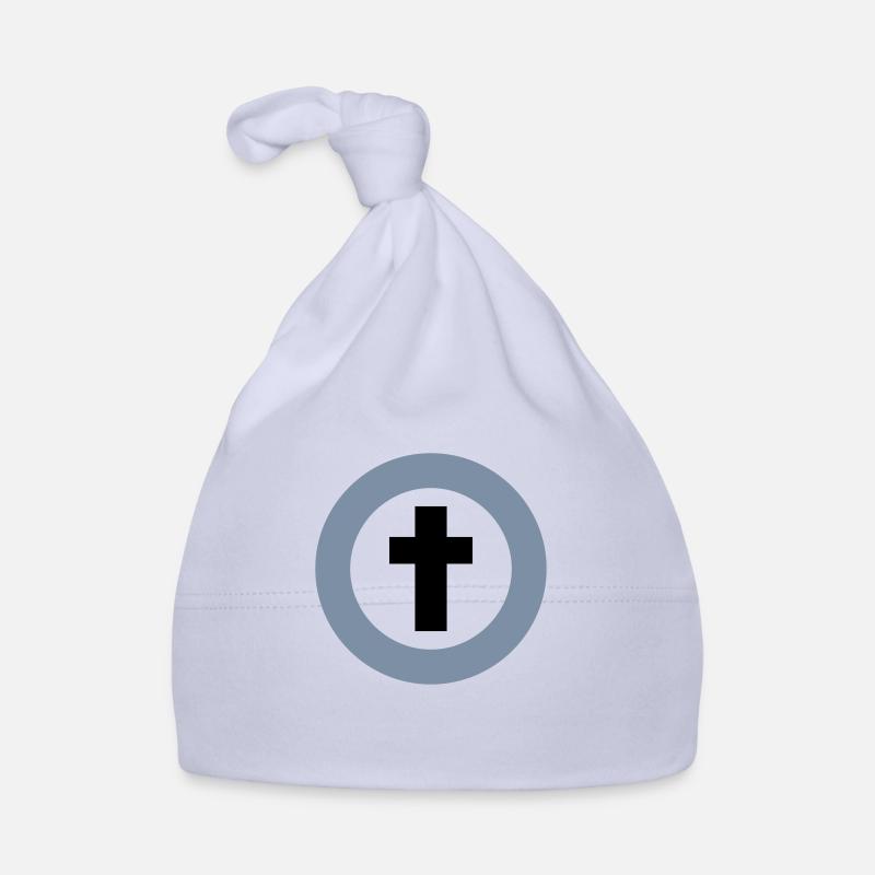 encerclé croix / circled cross (rel, 2c) Bonnet bio Bébé