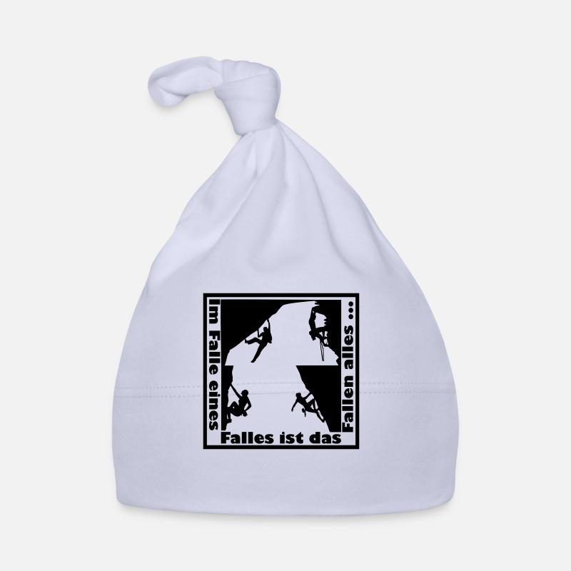 "Im Falle eines Falles ist das Fallen alles" Baby Bio-Mütze