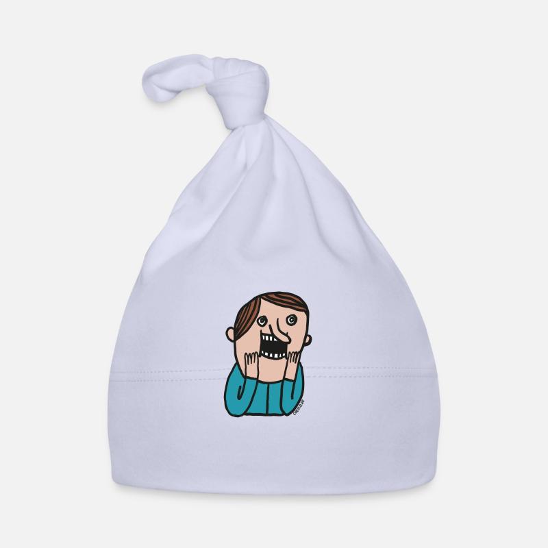 merveilleusement - Bonnet bio Bébé - ciel