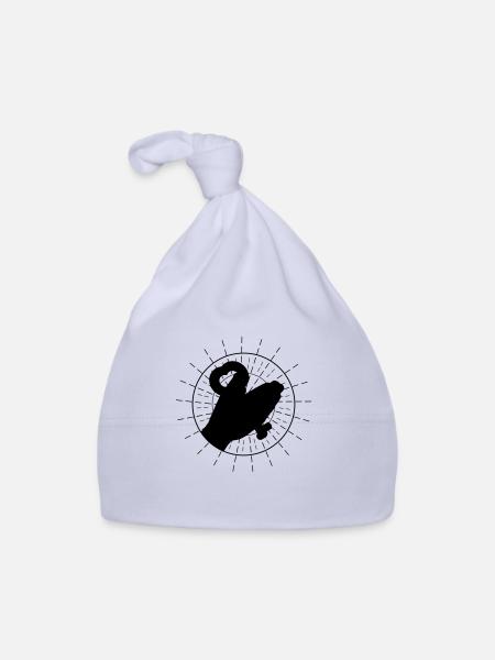 key to your heart - Organic Baby Cap - sky - Front