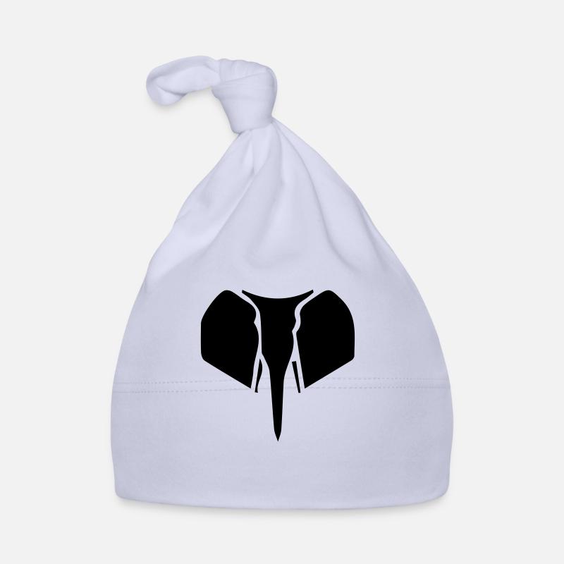 Elephant silhouette Organic Baby Cap
