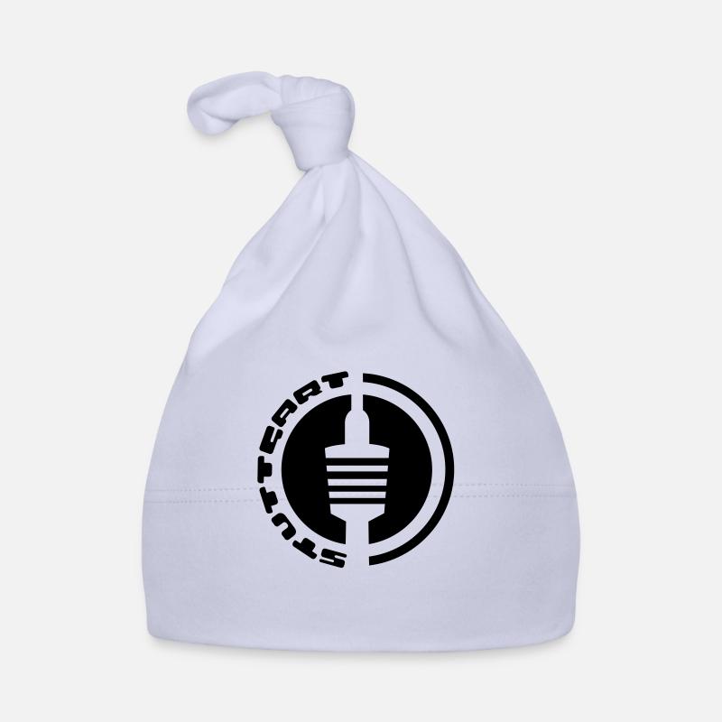 Stuttgart television tower emblem Organic Baby Cap