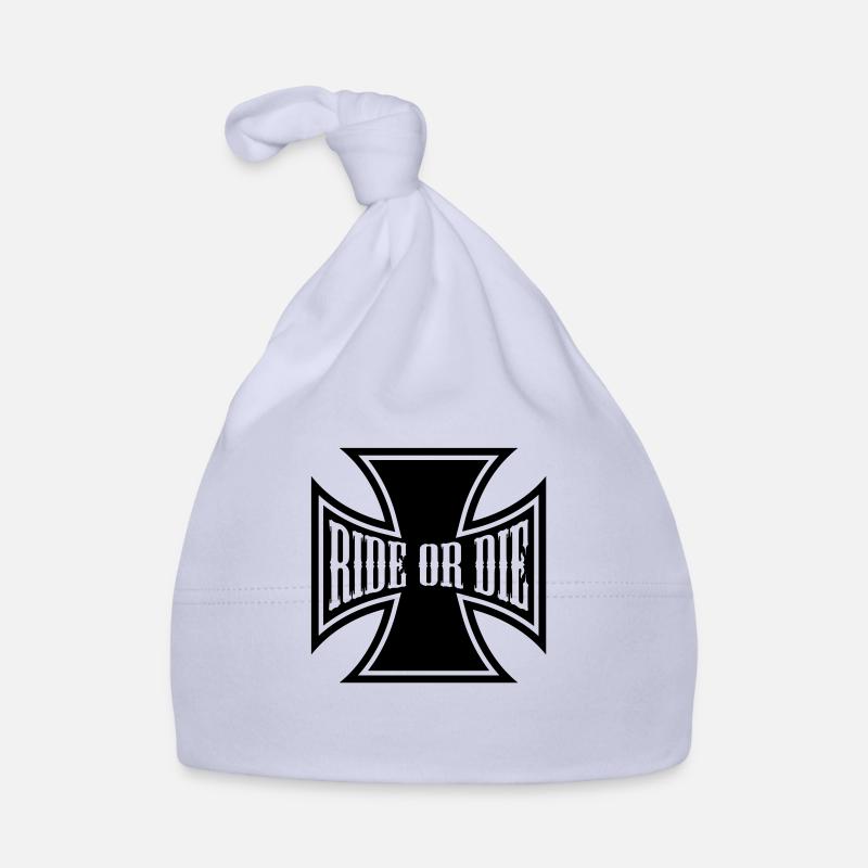 cb50_ride_or_die - Bonnet bio Bébé - ciel