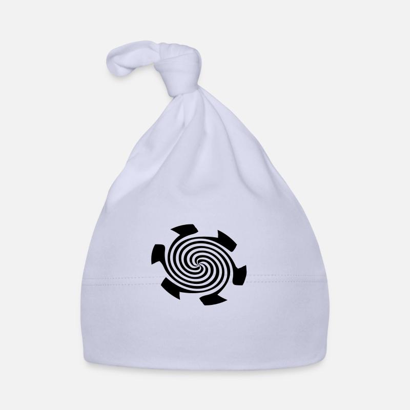 Spirale Hypnose hypnotique hallucination - Bonnet bio Bébé - ciel