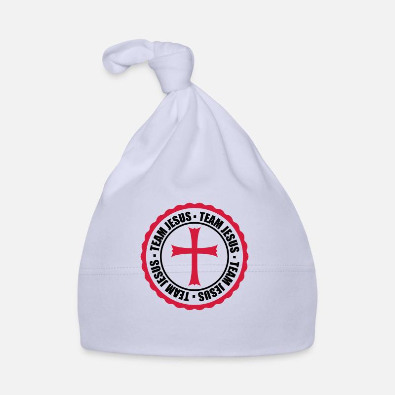 circulaire temple rond équipe église symbole croix jésus Bonnet bio Bébé