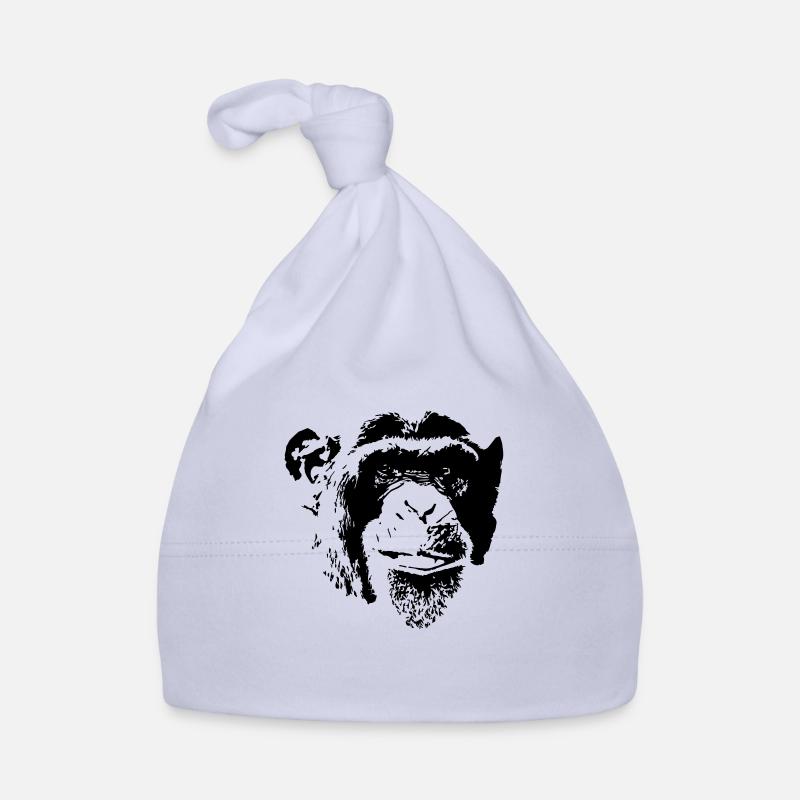 Monkey Face Organic Baby Cap