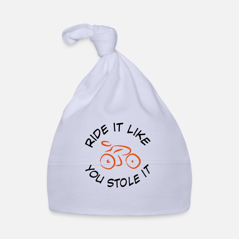 cyclisme - Bonnet bio Bébé - ciel