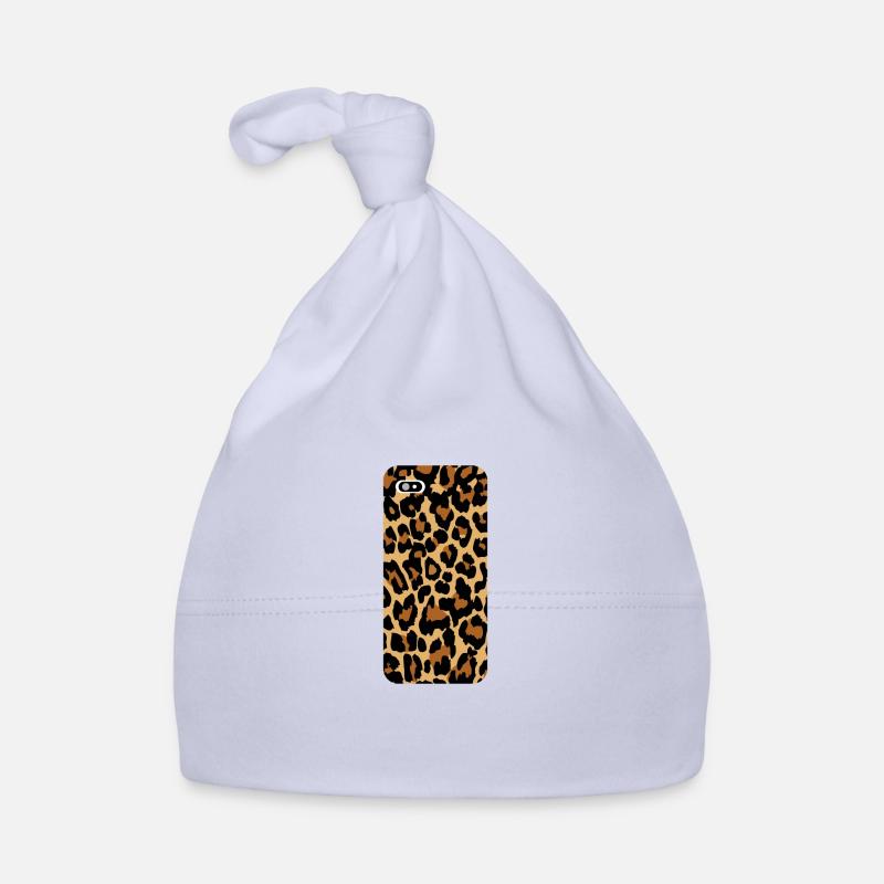 leopard Organic Baby Cap