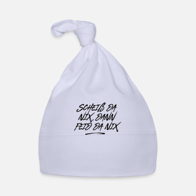 Scheiß da nix Baby Bio-Mütze