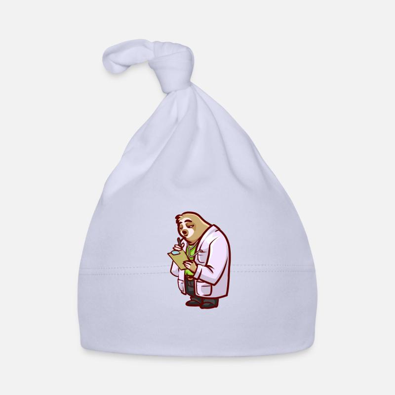 Faultier Arzt oder Doktor Ärzte Geschenk Baby Bio-Mütze