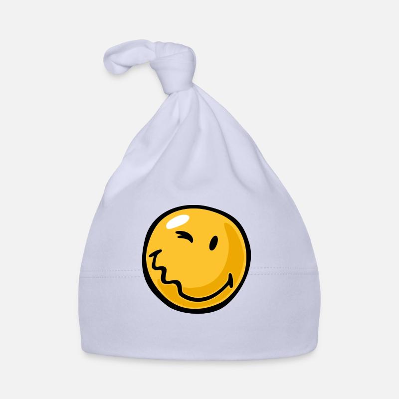 Smiley stung Baby Bio-Mütze